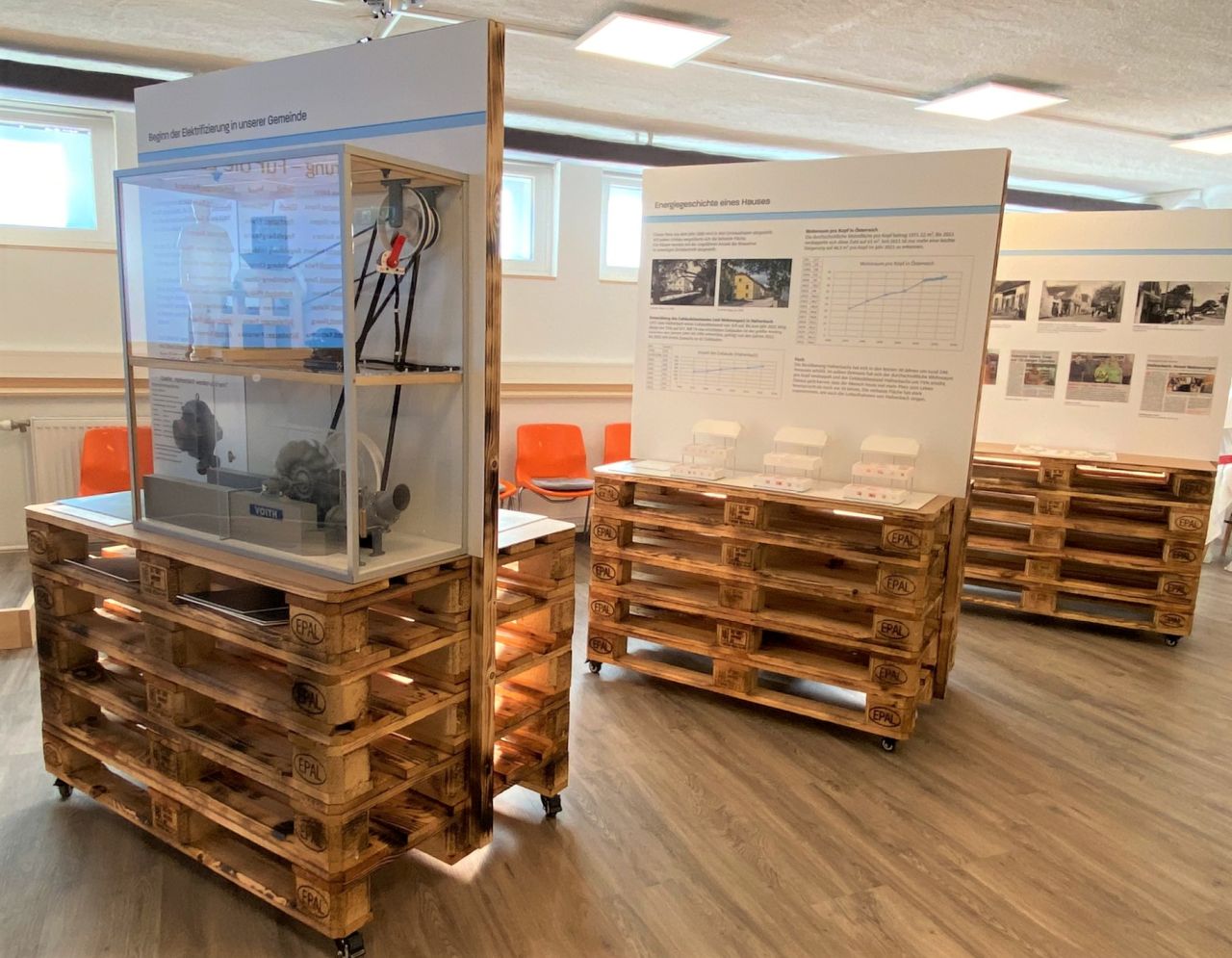 Forum.Hafnerbach, Blick in die Ausstellung (© VKN)